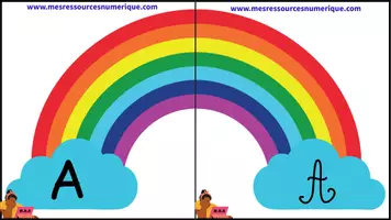 Aperçu - Jeux - L'arc en ciel de l'alphabet (offert) - Page 1