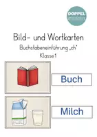 Vorschau - Bildkarten - Bild- und Wortkarten Buchstabeneinführung "ch" - Deckblatt