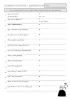Vorschau - Arbeitsblätter - Present Simple Tense - Questions Exercises - Seite 1