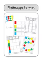 Vorschau - Arbeitsblätter - Klettmappe Formen und Farben - Deckblatt