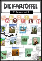 Vorschau - Präsentationen/Tafelbilder - Die Geschichte der Kartoffel - Tafelmaterial - Deckblatt