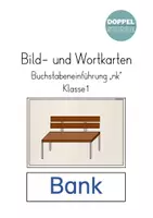 Vorschau - Bildkarten - Bild- und Wortkarten Buchstabeneinführung "nk" - Deckblatt