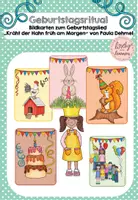 Vorschau - Bildkarten - Geburtstagsritual - Bildkarten zum Geburtstagslied "Kräht der Hahn früh am Morgen" - Deckblatt