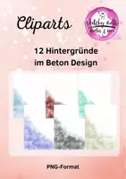 Vorschau - selbst erstellte Cliparts/Grafiken - Clipart Hintergrund halb/halb Fassaden-Stil, kommerziell nutzbar - Deckblatt