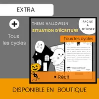Aperçu - Feuilles d'exercices - Compréhension de Lecture HALLOWEEN Texte à Imprimer - Page 2