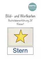 Vorschau - Bildkarten - Bild- und Wortkarten Buchstabeneinführung "St" - Deckblatt