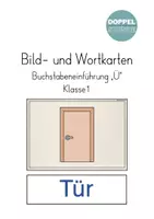 Vorschau - Bildkarten - Bild- und Wortkarten Buchstabeneinführung "Ü" - Deckblatt