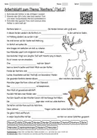 Vorschau - Arbeitsblätter - Arbeitsblätter "Rentiere" + Onlineübung & MP3 + Mindmap + Infografik - Seite 2