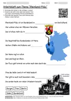 Vorschau - Arbeitsblätter - Arbeitsblatt "Rheinland-Pfalz" + Onlineübung & MP3 + Mindmap + Infografik - Deckblatt