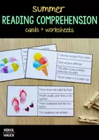 Vorschau - Arbeitsblätter - SUMMER - PICTURE AND READING COMPREHENSION - Deckblatt