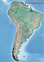 Aperçu - Affichage - États et provinces en Amérique du Sud - Page de couverture