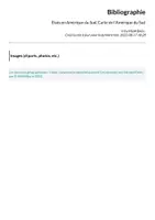 Aperçu - Présentation / Support pour le tableau - États en Amérique du Sud, Carte de l'Amérique du Sud - Page 1