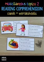 Vorschau - Arbeitsblätter - MISCELLANEOUS TOPICS 2 - PICTURE AND READING COMPREHENSION - Deckblatt