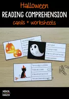 Vorschau - Arbeitsblätter - HALLOWEEN - PICTURE AND READING COMPREHENSION - Deckblatt