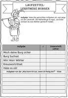 Vorschau - Unterrichtsreihen - Mittelalter I Burgen I Ritter I kleine Lerntheke - Seite 2