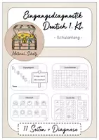 Vorschau - Arbeitsblätter - Paket zur Eingangsdiagnostik 1. Klasse - Seite 1