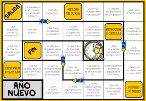 Vista previa - Juegos / Gamificación - AÑO NUEVO - Juego de mesa de conversación - página 1