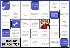 Vista previa - Juegos / Gamificación - HABLAR DE POLÍTICA - Juego de mesa de conversación - página 1