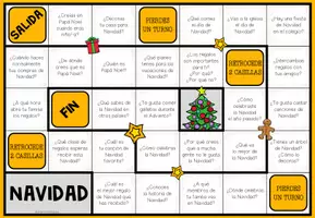 Vista previa - Juegos / Gamificación - NAVIDAD - Juego de mesa de conversación - página 1