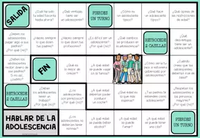 Vista previa - Juegos / Gamificación - HABLAR DE LA ADOLESCENCIA - Juego de mesa de conversación - página 1