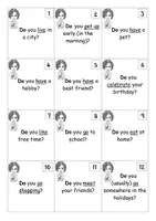 Vorschau - Spiele - Kartenspiel "Interview", Warm-Up im Simple Present - Seite 3
