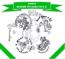 Vorschau - Bildkarten - Belohnungs Stempeln ENG 2. / Reward stickers 2. - Deckblatt