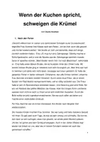 Vorschau - Text - Abschluss 4. Klasse - Wenn der Kuchen spricht, schweigen die Krümel - Seite 2