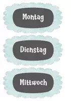 Vorschau - Poster - Stundenplan zum Selbstgestalten - Deckblatt