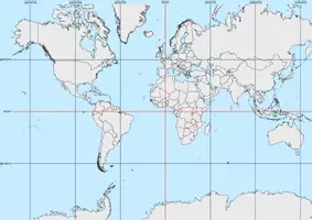 Vorschau - Poster - Weltkarte Geografische Koordinaten WGS 84 - Seite 1