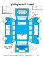 Vista previa - Hojas de trabajo - Summer holiday report: My summer holiday bus (Inglés) - página 3