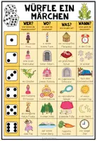 Vorschau - Arbeitsblätter - Märchen Deutsch – Geschichten schreiben und kreatives Schreiben | Würfelgeschichte Arbeitsblätter - Seite 1