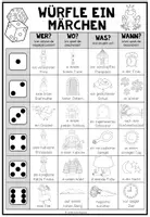 Vorschau - Arbeitsblätter - Märchen Deutsch – Geschichten schreiben und kreatives Schreiben | Würfelgeschichte Arbeitsblätter - Seite 2