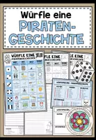 Vorschau - Arbeitsblätter - Würfelgeschichte Piraten – kreatives Schreiben und Geschichten schreiben | Arbeitsblätter 4.–5. Klasse - Deckblatt