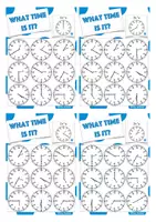 Vorschau - Spiele - Bingo: Sprechbingo Uhrzeiten - Telling time - Seite 2