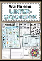 Vorschau - Arbeitsblätter - WÜRFELGESCHICHTE - WINTER (+Arbeitsblätter) - Deckblatt