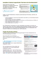 Vorschau - Stundenentwürfe - Das Haus in der Dorotheenstraße - Unterrichtssequenz - Verfilmung - Leerstellen - Interpretation - filmisch deuten - Unterrichtsreihe - Seite 3
