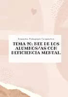 Vista previa - Unidades / Secuencias / Situaciones de Aprendizaje - Oposiciones Pedagogía Terapéutica: esquema tema 20 - Portada