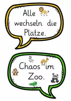 Vorschau - Präsentationen/Tafelbilder - Chaos im Zoo- Spiel (wie Obstsalat) (DaZ) - Seite 2