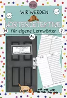 Vorschau - Arbeitsblätter - Wörterdetektive Anhang für eigene Lernwörter 3/4 - Deckblatt