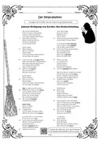 Vorschau - Arbeitsblätter - SPARPAKET BALLADEN Finde den Fehler in 8 Balladen - Word & PDF - Seite 3