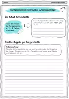 Vorschau - Stundenentwürfe - Kurzgeschichten - Merkmale und kreative Erarbeitung einer Kurzgeschichte - Seite 3
