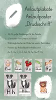 Vorschau - Poster - Anlautplakate/ Anlautposter Druckschrift mit/ ohne Lineatur - Deckblatt