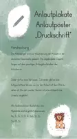 Vorschau - Poster - Anlautplakate/ Anlautposter Druckschrift mit/ ohne Lineatur - Seite 1