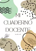 Vista previa - Para docentes: organización, planificación y formación - Mi cuaderno docente 2022-23 - Portada