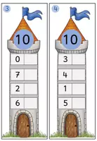 Vorschau - Fördermaterial/Inklusion - Rechentürme Zahl 10 - Seite 2