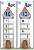 Vorschau - Fördermaterial/Inklusion - Rechentürme Zahl 10 - Seite 3