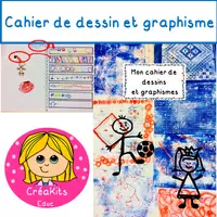 Aperçu - Préparation de séance / Séance complète - Cahier de Dessins et Graphismes - Page de couverture