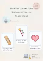 Vorschau - Poster - Wochenreflexion Klassenrat Moderationskarten - Deckblatt