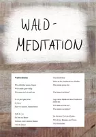 Vorschau - Stundenentwürfe - Waldmeditation - Deckblatt
