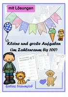 Vorschau - Arbeitsblätter - Kleine und große Aufgaben üben - Seite 1